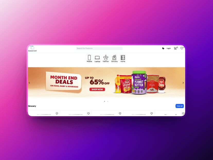 BaazarCart project image